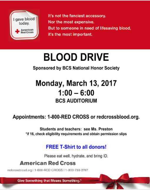 10 Reasons to Donate Blood on March 13th