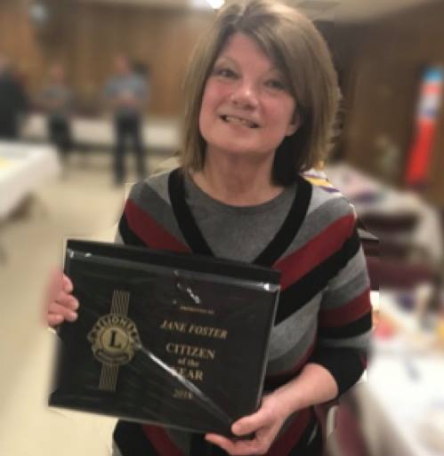 Foster Recognized as Lions Club Citizen of the Year